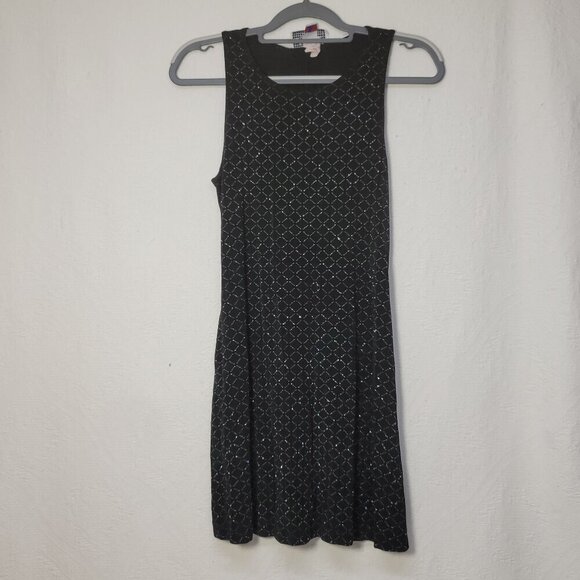 824. LA Belle Sleeveless Dress Black Sz M - Picture 1 of 7
